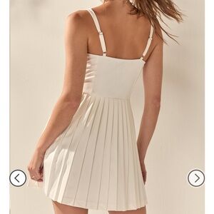 Sharlene Strappy Pleated Waisted Mini Dress